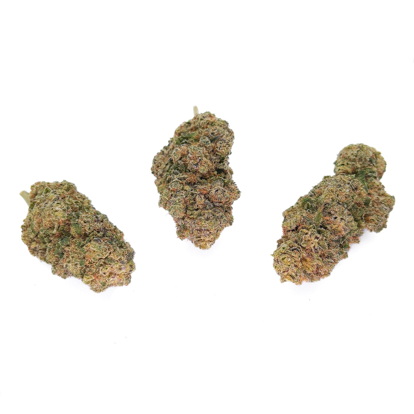 Close-up of Couch Lock CBD flower buds – premium indoor indica strain from Green Budz